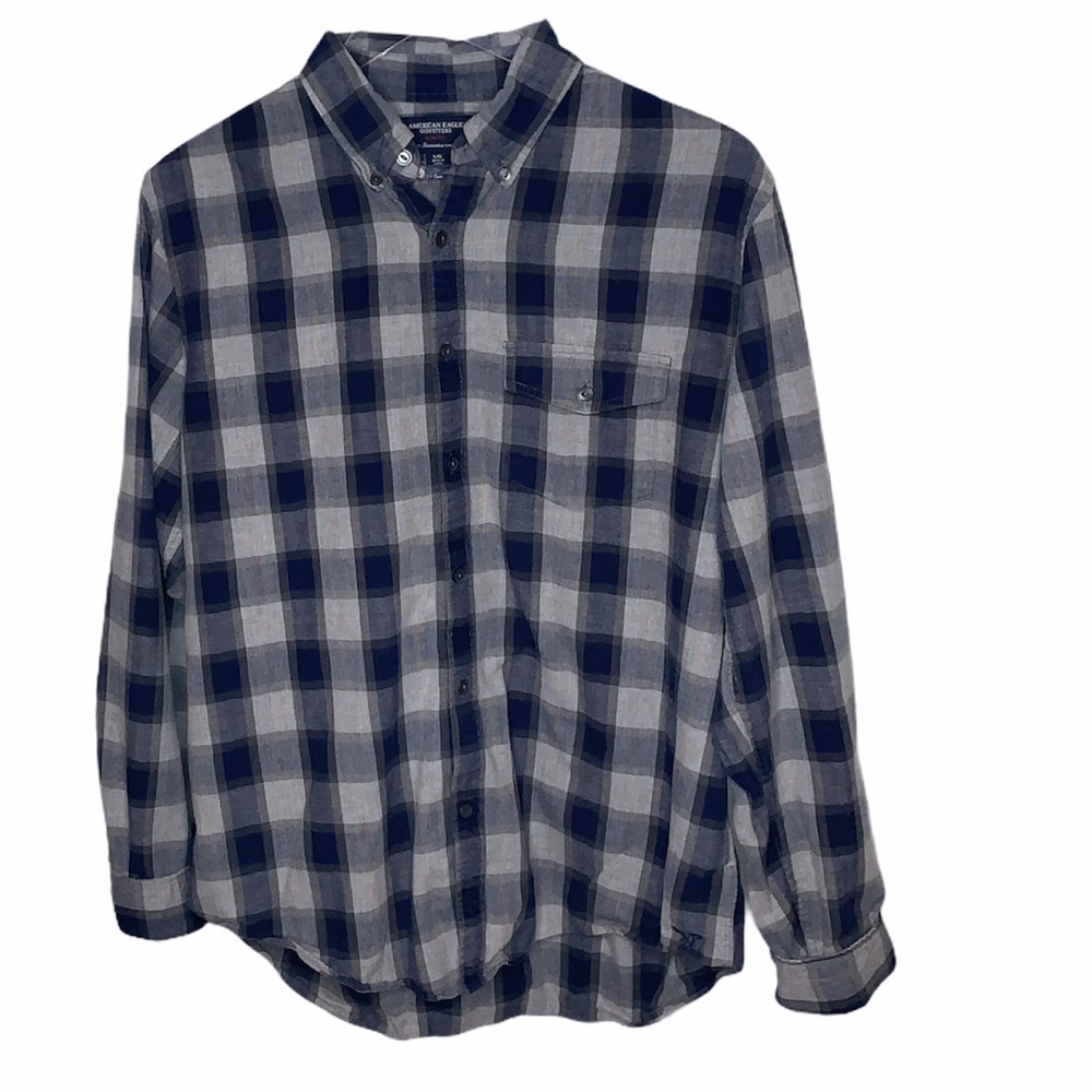 American Eagle Men’s Slim Fit Flannel Shirt